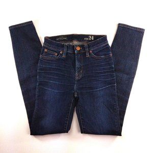 J CREW High Rise Skinny Jeans Size 24 / 29 Dark